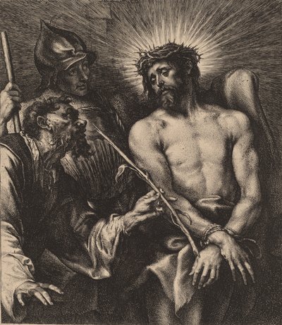 A tövisekkel koronázott Krisztus, valószínűleg 1630. alkotó: Anthony van Dyck