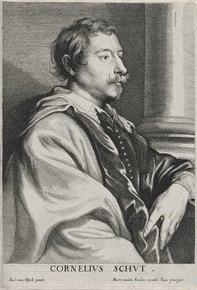 Cornelius Schut, dátum nélkül (metszet fektetett papírra, metszet) alkotó: Anthony van Dyck