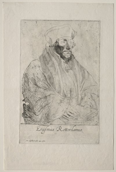Desiderius Rotterdami Erasmus alkotó: Anthony van Dyck