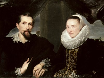Frans Snyders (1579-1657) festő és felesége, Margaretha de Vos kettős portréja, 1621 alkotó: Anthony van Dyck
