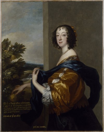 Elizabeth, Lady Dungarvan és Clifford (olaj, vászon) alkotó: Anthony van Dyck