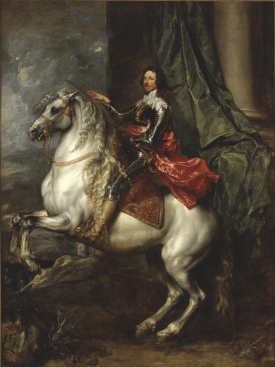 Savoyai Tamás Ferenc carignanói herceg lovas portréja alkotó: Anthony van Dyck
