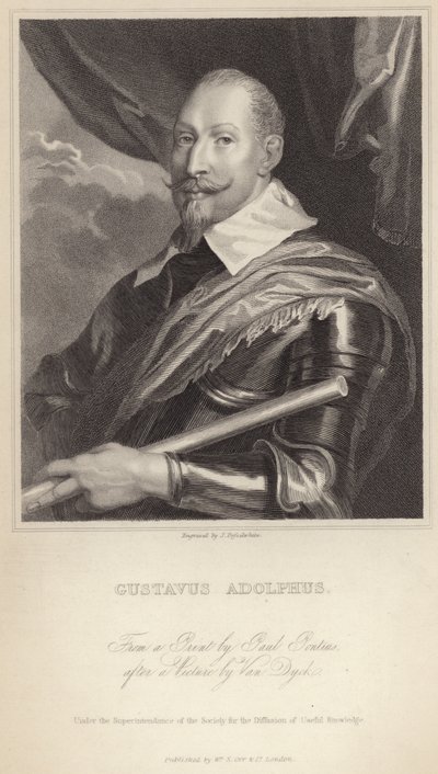 Gustavus Adolphus Svéd II alkotó: Anthony van Dyck