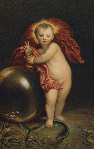 Jézus összetöri a kígyót alkotó: Anthony van Dyck