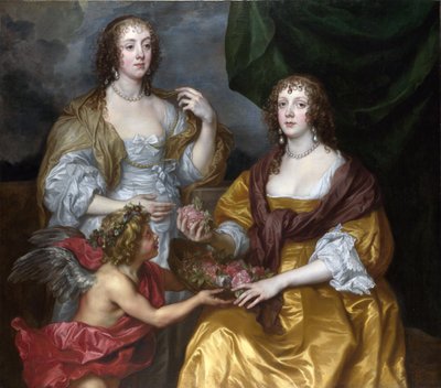 Ladies Elisabeth Thimbleby és Dorothy Andover vikomtné alkotó: Anthony van Dyck