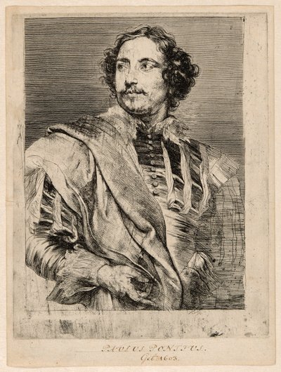 Paulus Pontius alkotó: Anthony van Dyck