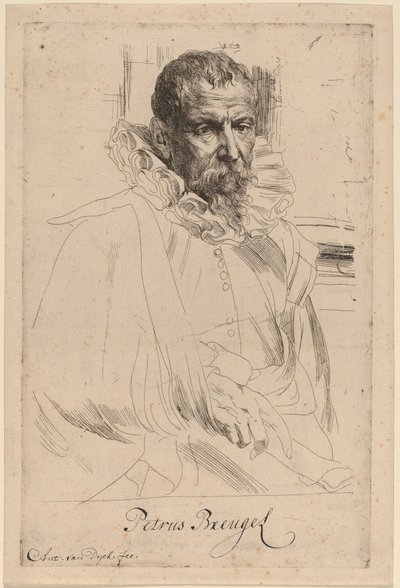 Az ifjabb Pieter Bruegel, valószínűleg 16261641. alkotó: Anthony van Dyck