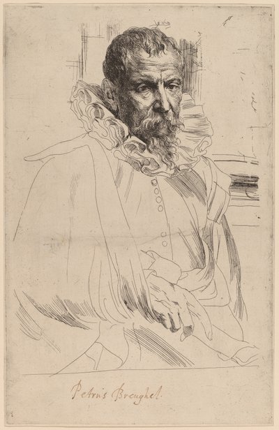Az ifjabb Pieter Bruegel, valószínűleg 16261641. alkotó: Anthony van Dyck