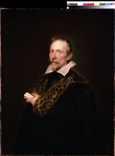 ""Jan Van der Wouver (Waverius) (1574-1636) diplomata és értelmiségi portréja"" Antoine van Dyck (vagy Athony vagy Antoon, Anton vagy Anthonis) festménye alkotó: Anthony van Dyck