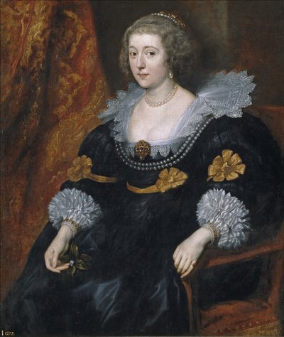 Solms-Braunfels Amalia portréja 1602-1675 alkotó: Anthony van Dyck