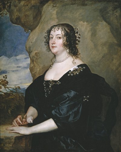 Beatrice, Oxford grófnő portréja alkotó: Anthony van Dyck