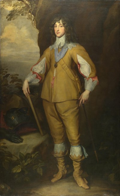 Károly I. Lajos portréja 1617-1680, nádor választófejedelem, kb. 1637 alkotó: Anthony van, Dyck