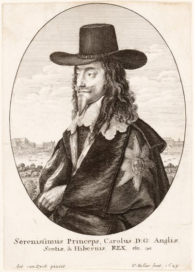 I. Károly portréja, kocsma. 1649 alkotó: Anthony van Dyck