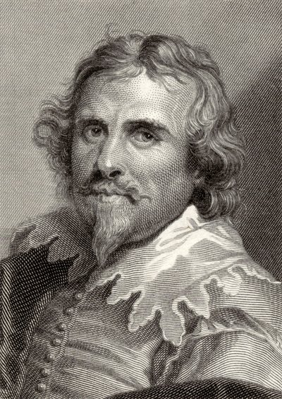 Daniel Mytens (kb.1590-1648) portréja, Edward Smith metszetével (metszet) alkotó: Anthony van Dyck