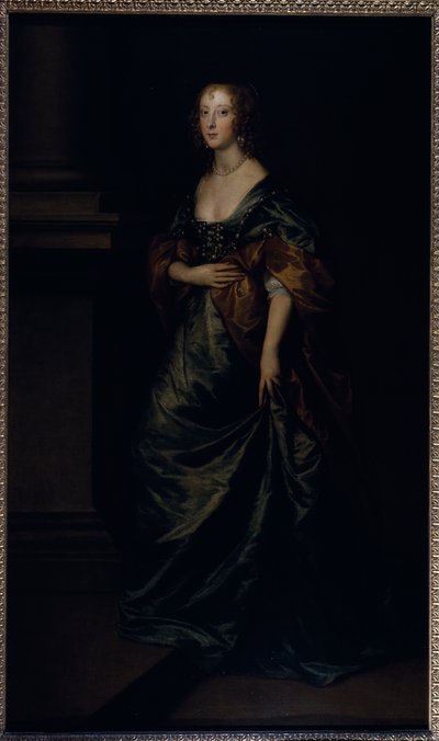 Elizabeth Cecil, Devonshire grófnőjének portréja, 1639 körül (olaj, vászon) alkotó: Anthony van Dyck