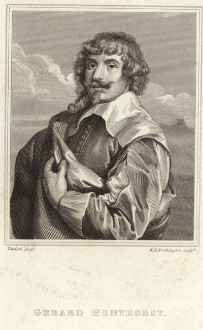 Gerard van Honthorst portréja alkotó: Anthony van Dyck
