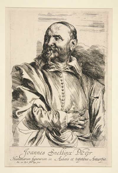 Jan Snellinx portréja alkotó: Anthony van Dyck