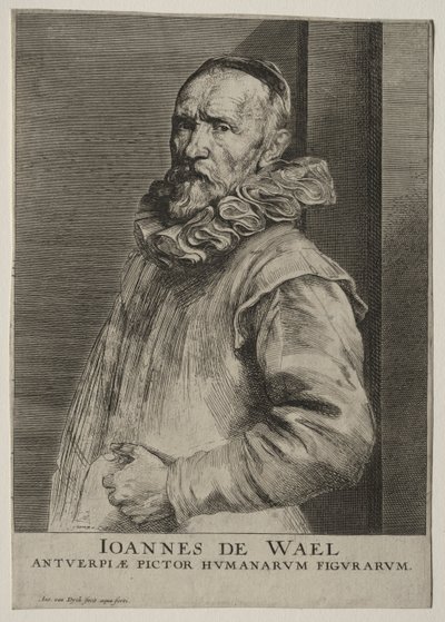 Jan de Wael Nevers portréja. alkotó: Anthony van Dyck