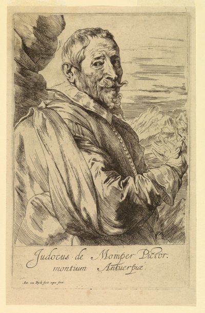 Josse de Momper portréja, az Emberek Hercegei Ikonjaiból alkotó: Anthony van Dyck