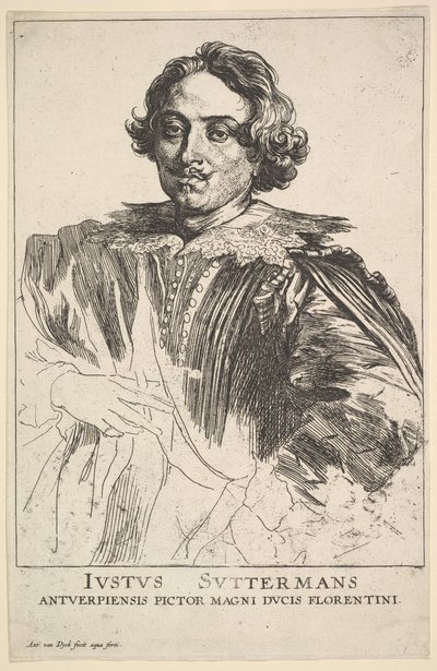 Justus Suttermans portréja, 17. század. alkotó: Anthony van Dyck