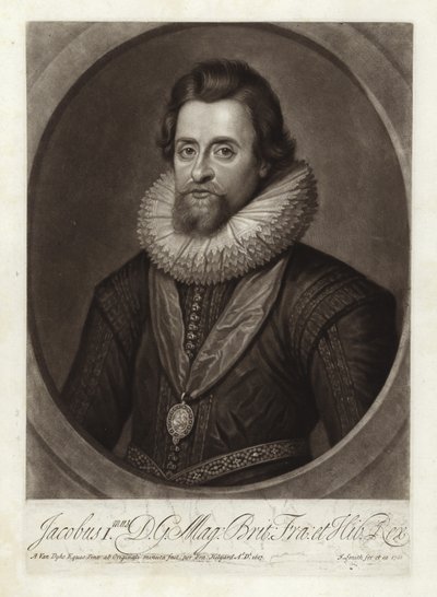I. Jakab király portréja alkotó: Anthony van Dyck