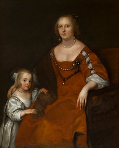 Margaret Howard, Carlisle grófnő (1618-1664) és Lady Diana Russell portréja, aki Lady Allington lett (1652-1701), 1654-53 körül (olaj, vászon) alkotó: Anthony van Dyck