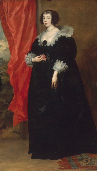 Marguerite de Lorraine (1615-72), Orléans-i hercegnő portréja, 1634 alkotó: Anthony van Dyck
