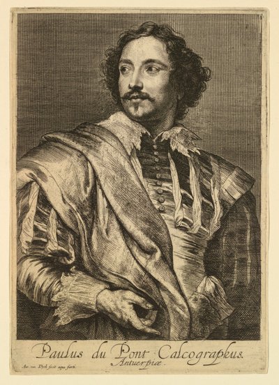 Paulus Pontius portréja, az emberek hercegei ikonjaiból alkotó: Anthony van Dyck