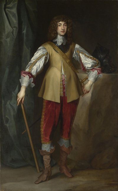 Rupert rajnai herceg portréja 1619-1682, Cumberland hercege, kb. 1637 alkotó: Anthony van, Dyck