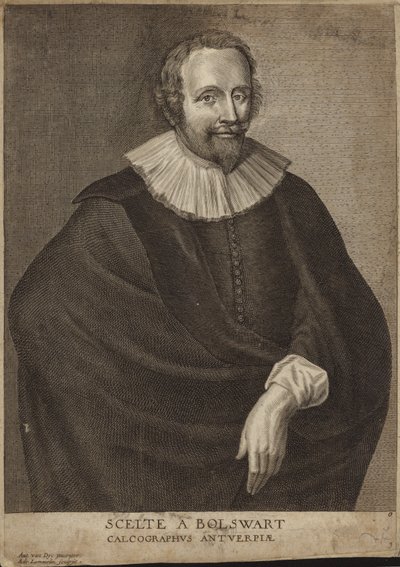 Schelte a Bolswert portréja alkotó: Anthony van Dyck
