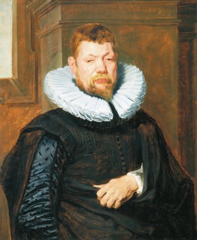 Szakállas férfi portréja, 1616 körül (olaj, tölgyfa tábla) alkotó: Anthony van Dyck