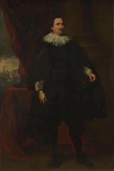 A Van der Borcht család egyik férfi tagjának portréja, 1635 körül (olaj, vászon) alkotó: Anthony van Dyck