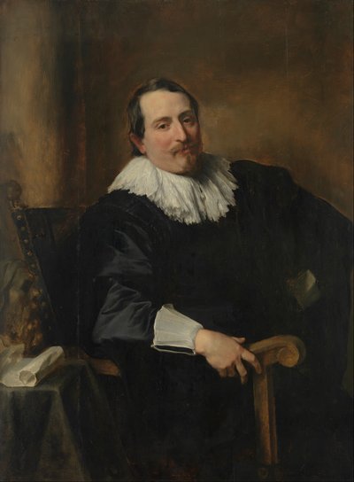 Theodor Rombouts festő portréja alkotó: Anthony van Dyck