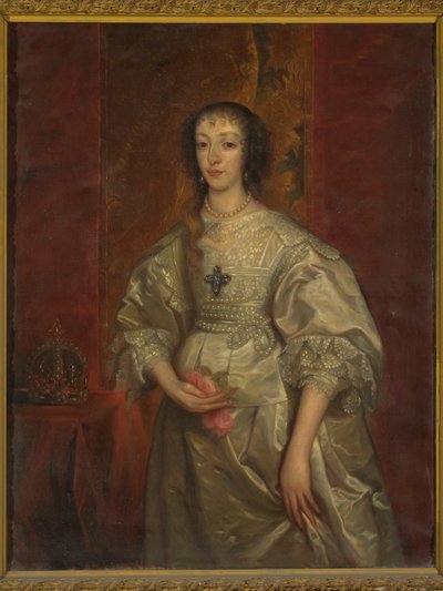 Henrietta Maria (1609-1699), Anglia királynőjének portréja alkotó: Anthony van Dyck