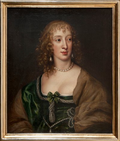 Henrietta Mária, Anglia királynőjének portréja (1609-1669) alkotó: Anthony van Dyck