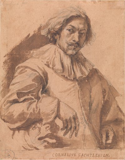 Cornelis Saftleven portréja alkotó: Anthony van Dyck