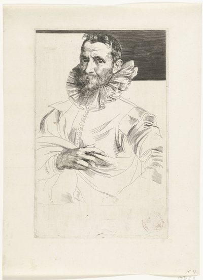 Idősebb Jan Brueghel portréja alkotó: Anthony van Dyck