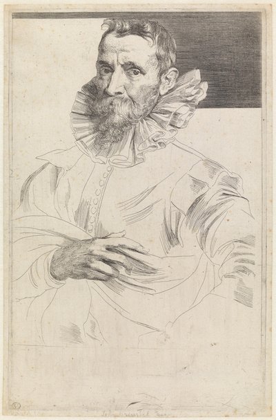 Jan Brueghel, az idősebb portréja alkotó: Anthony van Dyck