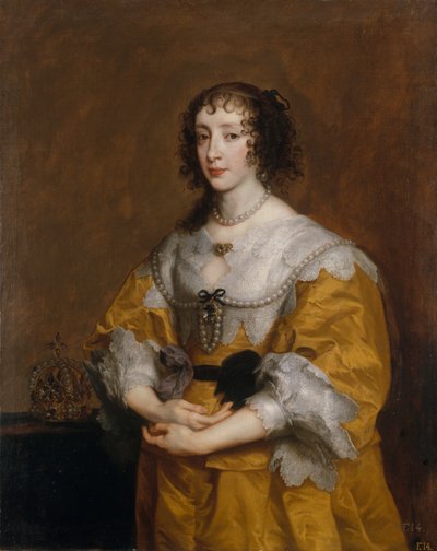 Henrietta Mária királyné, 1636. alkotó: Anthony van Dyck