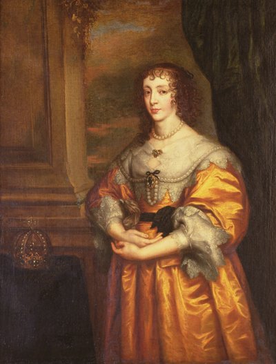 Henrietta Maria királynő, 1633 körül alkotó: Anthony van Dyck