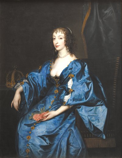 Henrietta Mária angol királynő alkotó: Anthony van Dyck