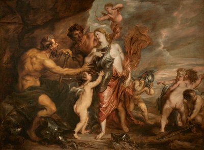 Vénusz a Vulkán kohójában, más néven alkotó: Anthony van Dyck