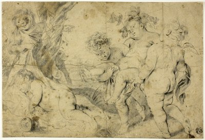 Az ifjú Bacchus és társai alkotó: Anthony van Dyck
