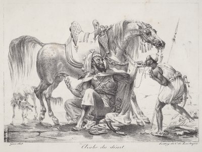 Sivatagi arab (sivatagi arab) alkotó: Antoine-Jean Gros