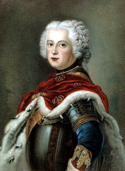 II. Nagy Frigyes, Poroszország királya alkotó: Antoine (after) Pesne