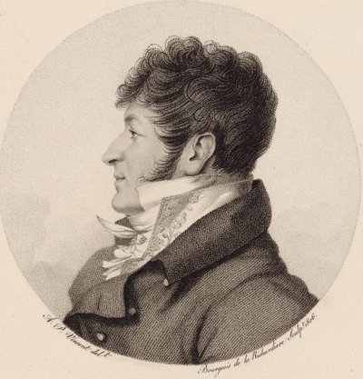 Charles-Henri Plantade zeneszerző portréja 1764-1839, 1806. alkotó: Antoine Achille Bourgeois de La Richardiere