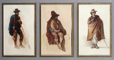 Három fajta ciociari pásztor alkotó: Antoine Auguste Ernest Herbert or Hebert