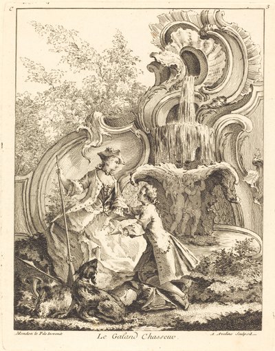 A Galand Hunter alkotó: Antoine Aveline after Jean Mondon