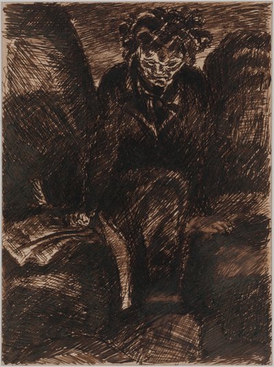 Beethoven, c. 1922. alkotó: Emile-Antoine Bourdelle