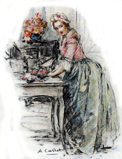 Charlotte portréja alkotó: Antoine Calbet
